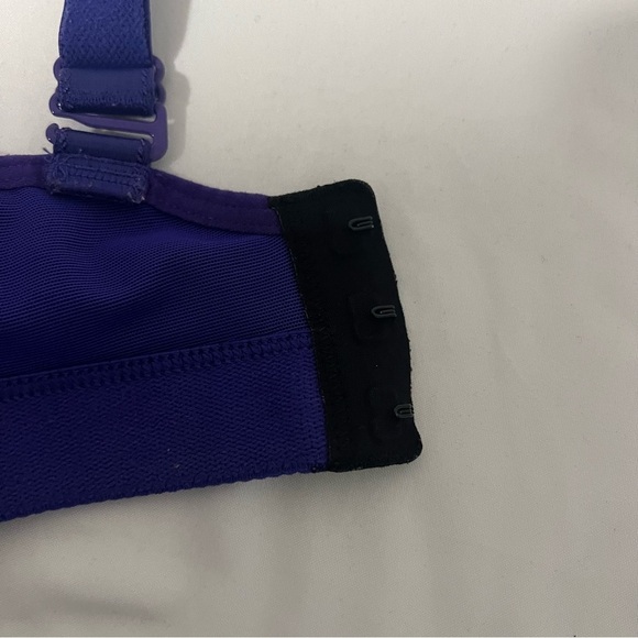 Lululemon Ta Ta Tamer II Sports Bra Pigment Blue No Size Tag Support Mesh Panel - Picture 6 of 12
